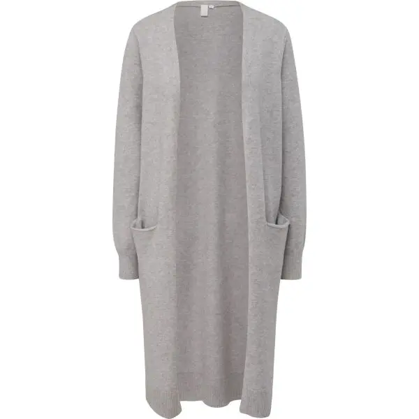 s.Oliver s.Oliver QS CARDIGAN NOOS Плетена жилетка, сиво, размер