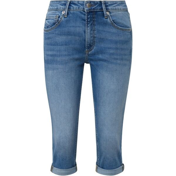 s.Oliver s.Oliver Q/S DENIM TROUSERS 3/4 Дамски 3/4 панталон, синьо, размер