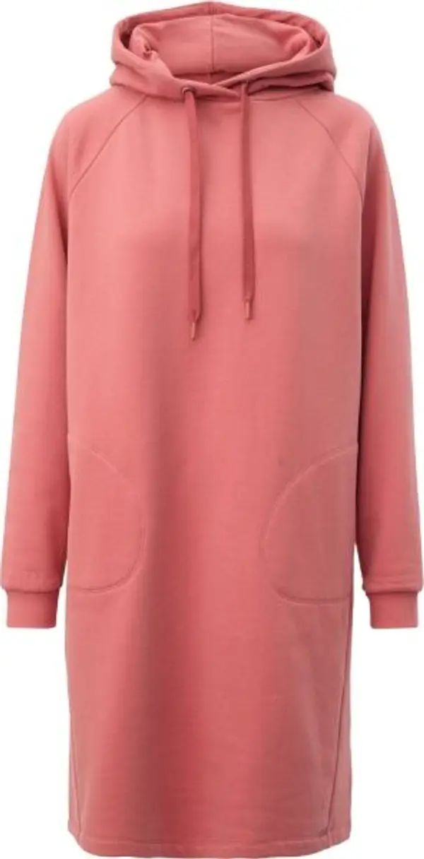 s.Oliver s.Oliver QS HOODIE LS DRESS Дамска рокля, тип суитшърт, розово, размер