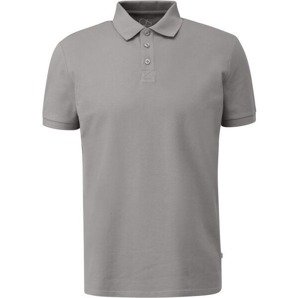 s.Oliver s.Oliver Q/S POLO SHIRT Мъжка тениска с яка, сиво, размер