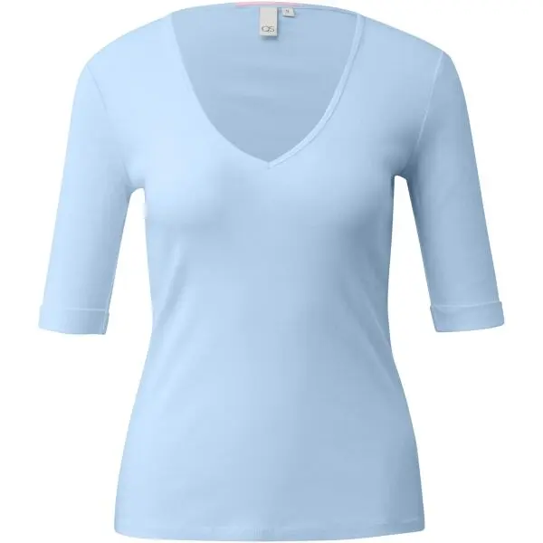 s.Oliver s.Oliver QS T-SHIRT Дамска тениска, синьо, размер