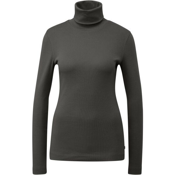 s.Oliver s.Oliver QS T-SHIRT LS NOOS Дамска блуза, тъмносиво, размер