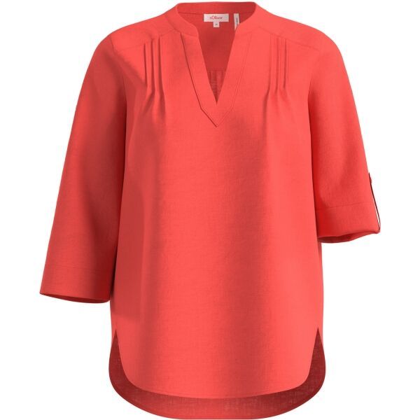 s.Oliver s.Oliver RL BLOUSE 3/4 Дамска фланелка, оранжево, размер