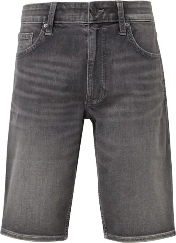 s.Oliver s.Oliver RL DENIM TROUSERS Мъжки къси панталони, тъмносиво, размер