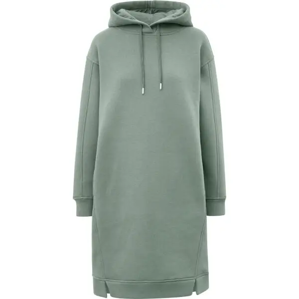 s.Oliver s.Oliver RL HOODIE DRESS Дамска рокля с качулка, зелено, размер