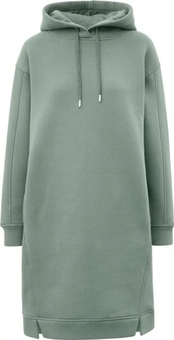 s.Oliver s.Oliver RL HOODIE DRESS Дамска рокля с качулка, зелено, размер