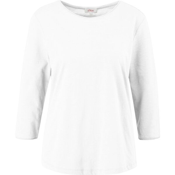 s.Oliver s.Oliver RL JERSEY TOP NOOS Тениска, бяло, размер