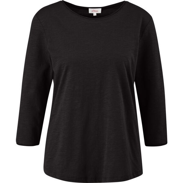 s.Oliver s.Oliver RL JERSEY TOP NOOS Тениска, черно, размер