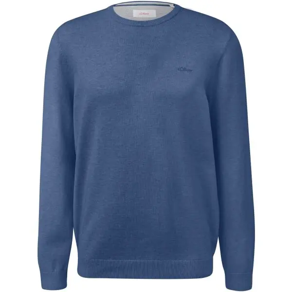 s.Oliver s.Oliver RL KNITTED PULLOVER NOOS Мъжки пуловер, синьо, размер