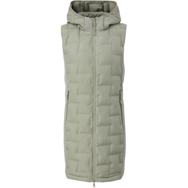 s.Oliver s.Oliver RL OUTDOOR WAISTCOAT Дамски елек, светло-зелено, размер
