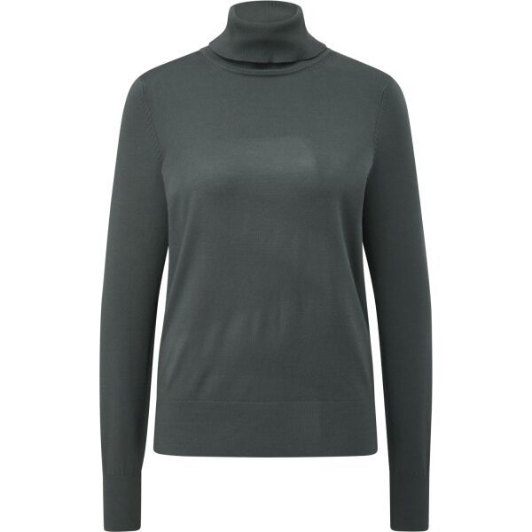 s.Oliver s.Oliver RL POLO NECK JUMPER NOOS Пуловер с поло яка, тъмнозелено, размер