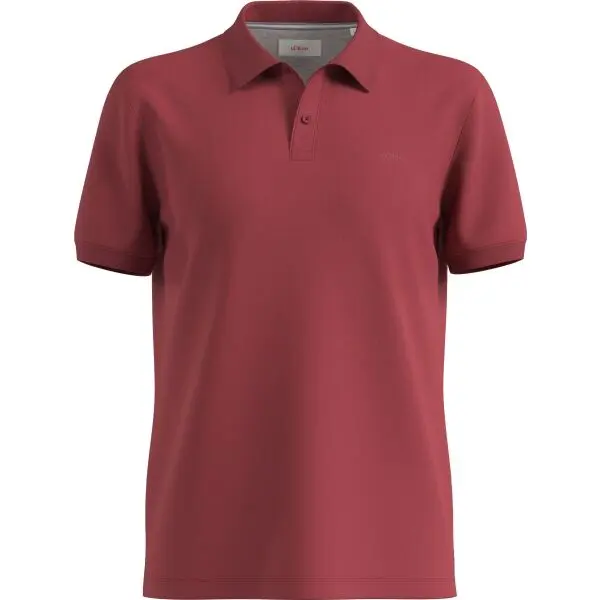 s.Oliver s.Oliver RL POLO NOOS Мъжка тениска с яка, винен, размер