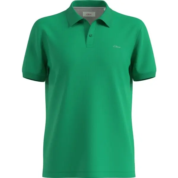 s.Oliver s.Oliver RL POLO NOOS Мъжка тениска с яка, зелено, размер