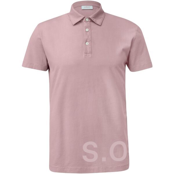 s.Oliver s.Oliver RL POLO SHIRT Мъжка тениска с яка, розово, размер