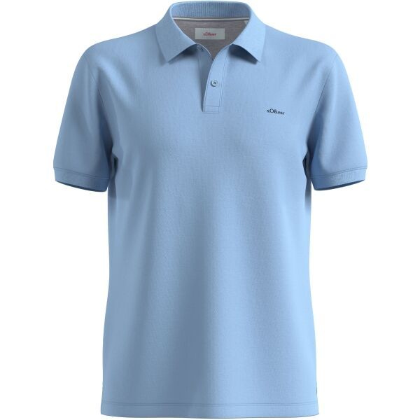 s.Oliver s.Oliver RL POLO SHIRT Мъжка тениска с яка, светлосиньо, размер
