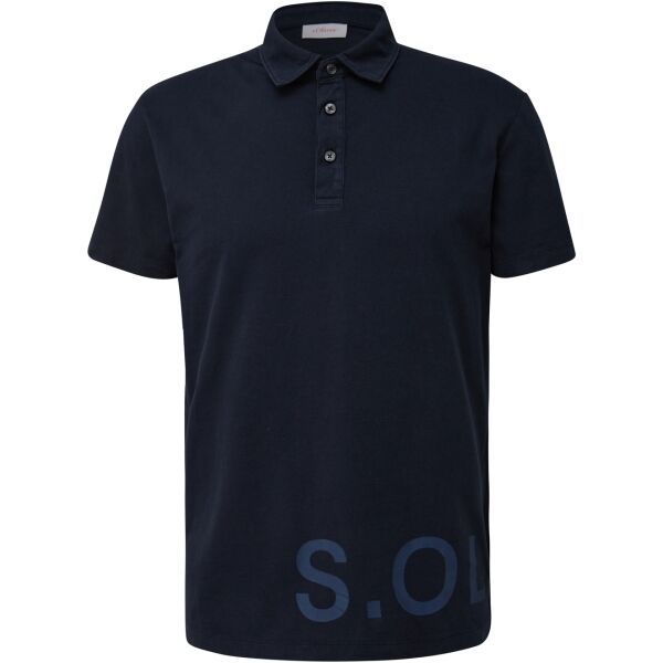s.Oliver s.Oliver RL POLO SHIRT Мъжка тениска с яка, тъмносин, размер