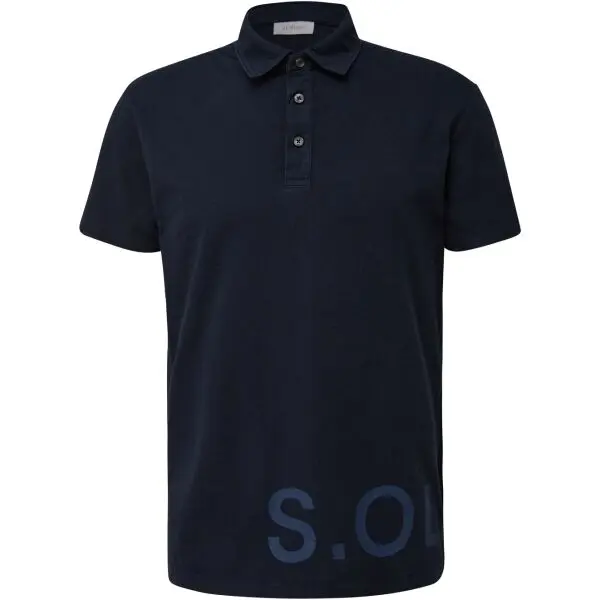 s.Oliver s.Oliver RL POLO SHIRT Мъжка тениска с яка, тъмносин, размер