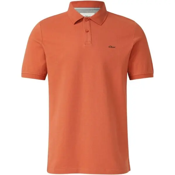 s.Oliver s.Oliver RL POLO SHIRT NOOS Мъжка поло тениска, оранжево, размер