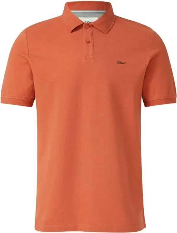 s.Oliver s.Oliver RL POLO SHIRT NOOS Мъжка поло тениска, оранжево, размер