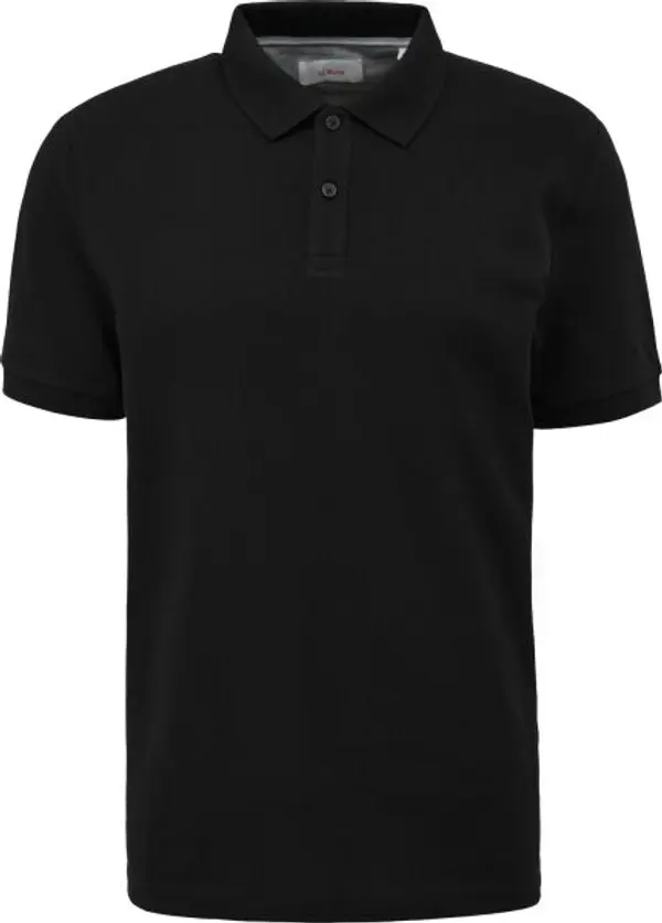 s.Oliver s.Oliver RL POLO SHIRT NOOS Мъжка тениска с яка, черно, размер