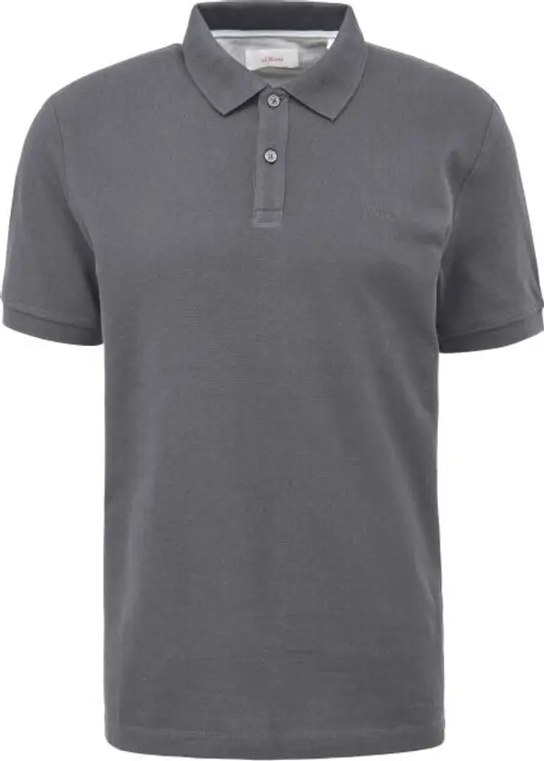 s.Oliver s.Oliver RL POLO SHIRT NOOS Мъжка тениска с яка, сиво, размер