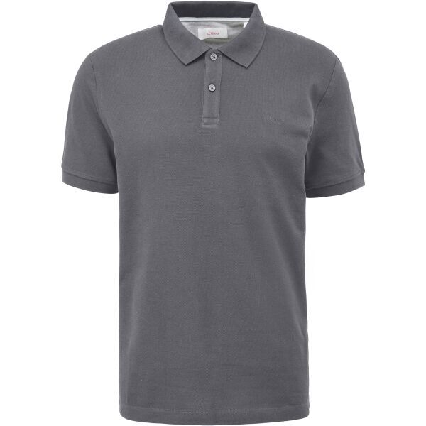 s.Oliver s.Oliver RL POLO SHIRT NOOS Мъжка тениска с яка, сиво, размер