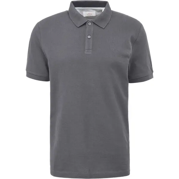 s.Oliver s.Oliver RL POLO SHIRT NOOS Мъжка тениска с яка, сиво, размер XXXL