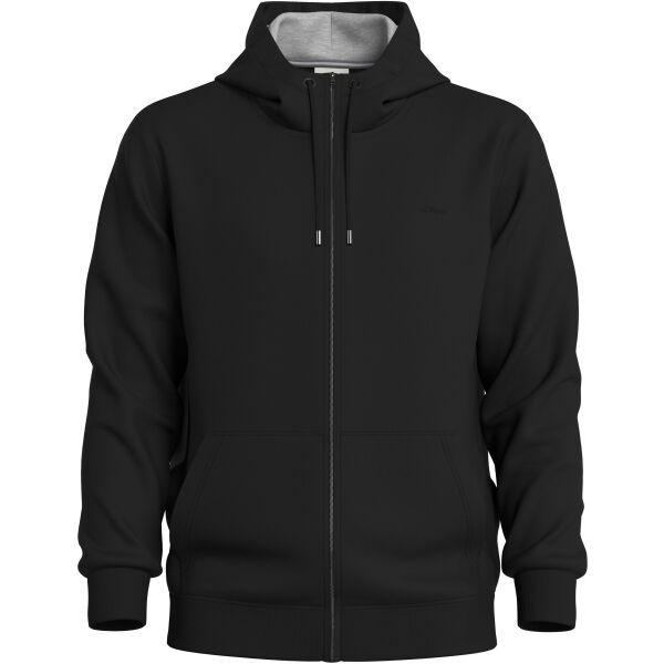 s.Oliver s.Oliver RL SWEATSHIRT JACKET NOOS Мъжки суитшърт, черно, размер