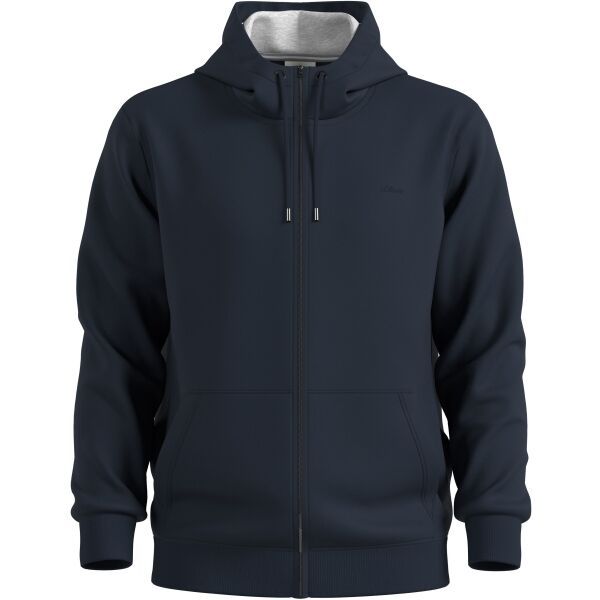 s.Oliver s.Oliver RL SWEATSHIRT JACKET NOOS Мъжки суитшърт, тъмносин, размер