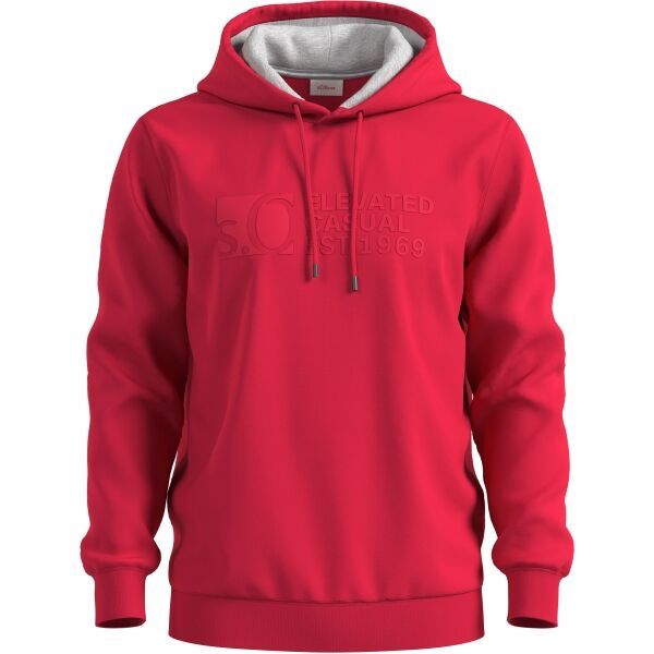 s.Oliver s.Oliver RL SWEATSHIRT NOOS Мъжки суитшърт, червено, размер