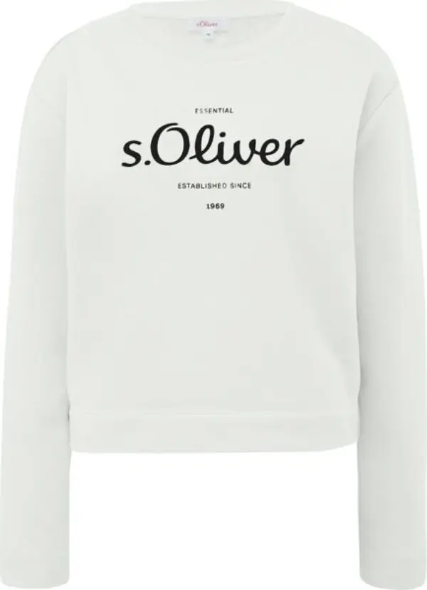 s.Oliver s.Oliver RL SWEATSHIRT Суитшърт, бяло, размер