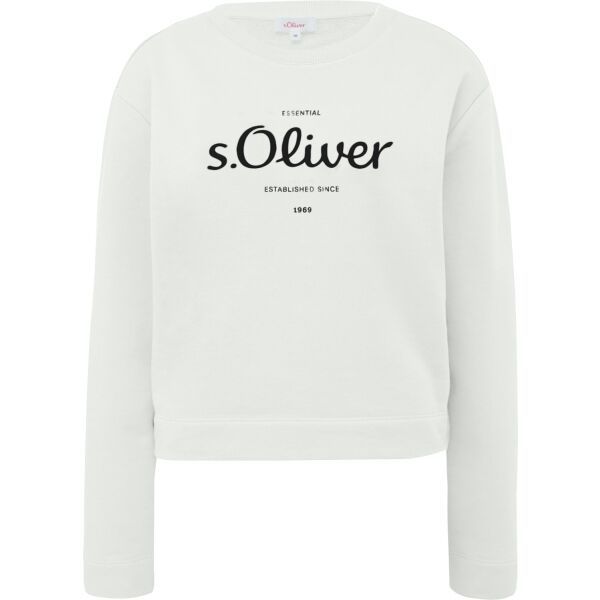 s.Oliver s.Oliver RL SWEATSHIRT Суитшърт, бяло, размер