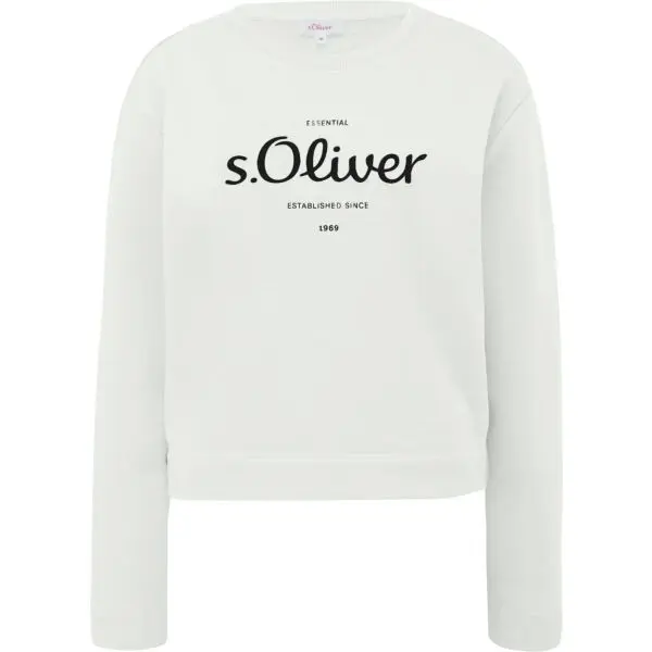s.Oliver s.Oliver RL SWEATSHIRT Суитшърт, бяло, размер