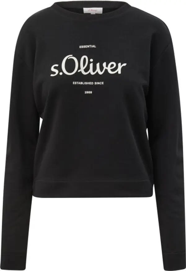 s.Oliver s.Oliver RL SWEATSHIRT Суитшърт, черно, размер