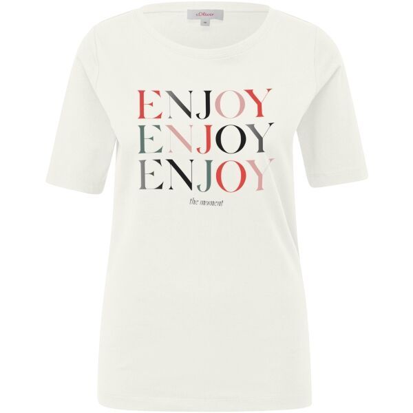 s.Oliver s.Oliver RL T-SHIRT Дамска тениска, бяло, размер