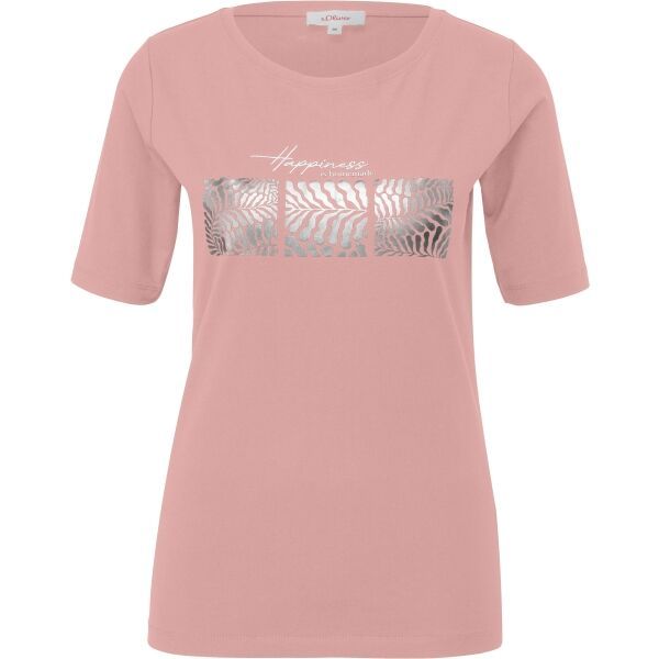 s.Oliver s.Oliver RL T-SHIRT Дамска тениска, розово, размер