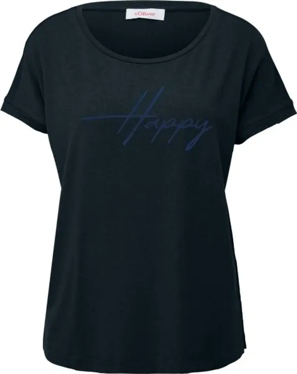 s.Oliver s.Oliver RL T-SHIRT Дамска тениска, тъмносин, размер