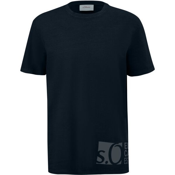 s.Oliver s.Oliver RL T-SHIRT Мъжка тениска, тъмносин, размер