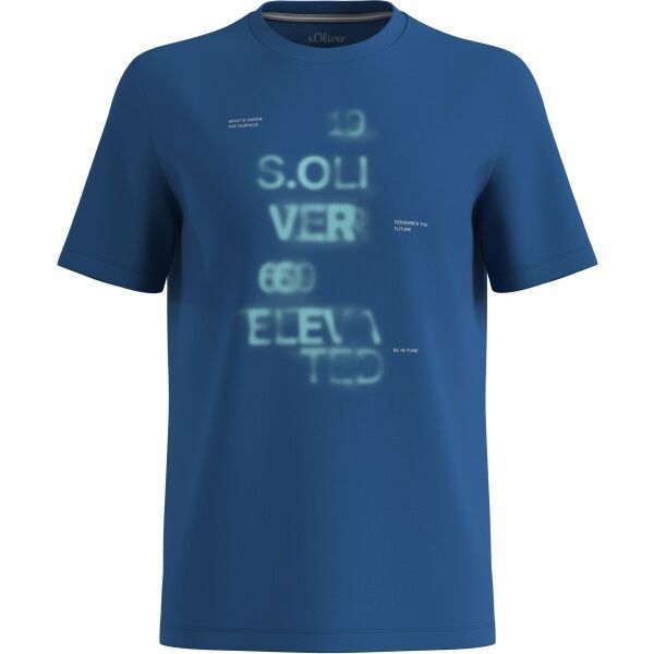 s.Oliver s.Oliver RL T-SHIRT Мъжка тениска, тъмносин, размер