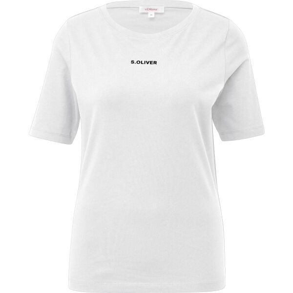s.Oliver s.Oliver RL T-SHIRT NOOS Дамска тениска, бяло, размер