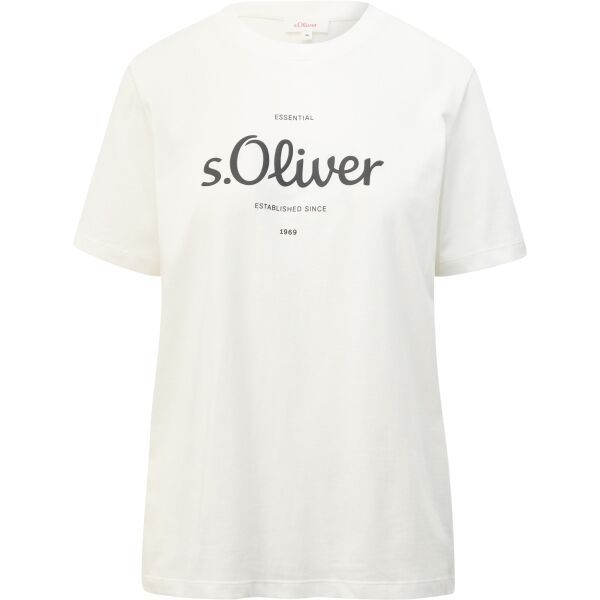 s.Oliver s.Oliver RL T-SHIRT Тениска, бяло, размер
