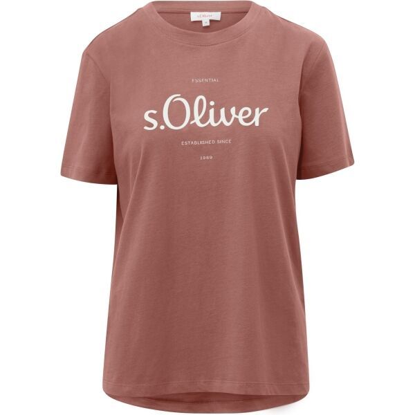 s.Oliver s.Oliver RL T-SHIRT Тениска, кафяво, размер