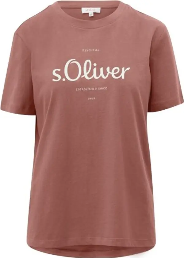s.Oliver s.Oliver RL T-SHIRT Тениска, кафяво, размер