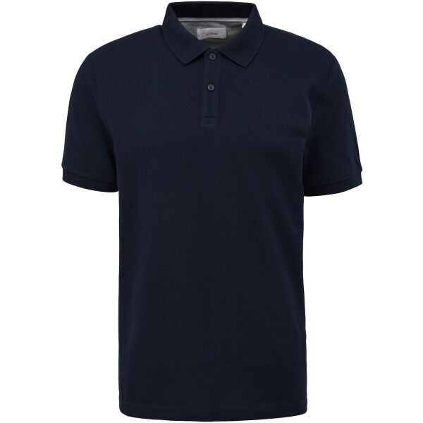 s.Oliver s.Oliver RLBS POLO SHIRT NOOS Мъжка тениска с якичка, тъмносин, размер