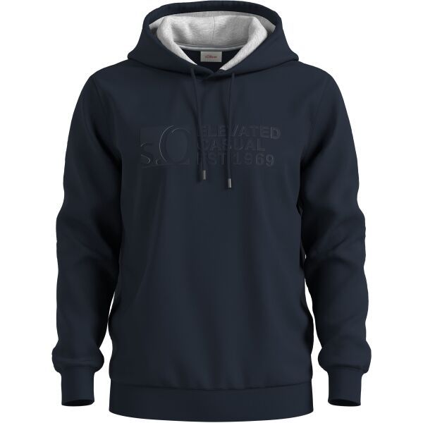 s.Oliver s.Oliver RLBS SWEATSHIRT Мъжки суитшърт, тъмносин, размер