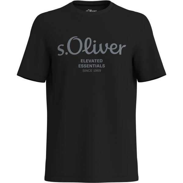 s.Oliver s.Oliver RLBS T-SHIRT SS NOOS Мъжка тениска, черно, размер
