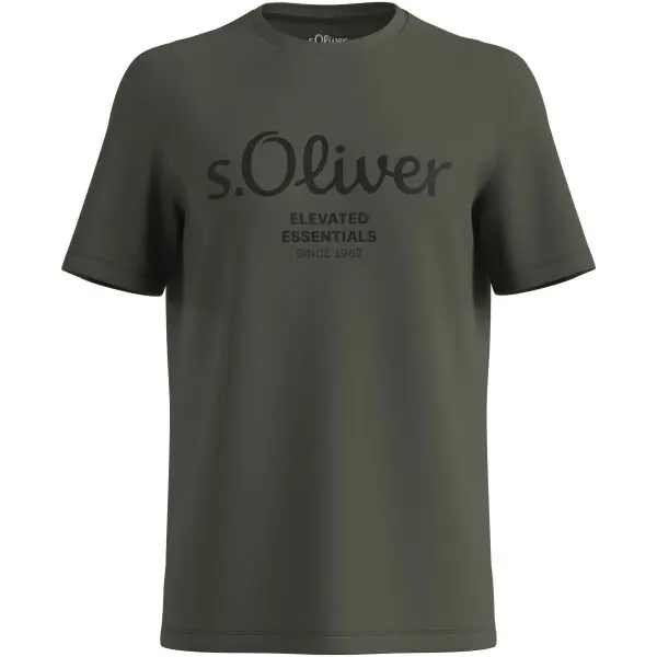 s.Oliver s.Oliver RLBS T-SHIRT SS NOOS Мъжка тениска, khaki, размер XXXL
