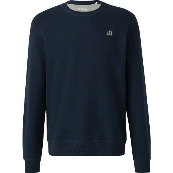 s.Oliver s.Oliver SWEATSHIRT LOGO Мъжки суичър, тъмносин, размер XXXL