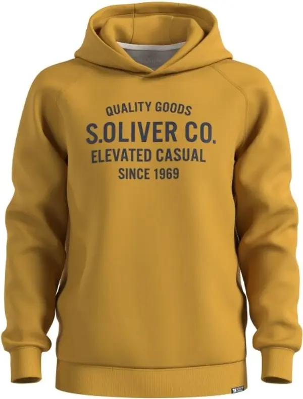 s.Oliver s.Oliver SWEATSHIRT Мъжки суитшърт, жълто, размер