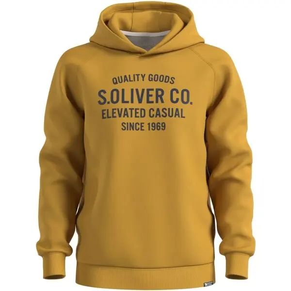 s.Oliver s.Oliver SWEATSHIRT Мъжки суитшърт, жълто, размер XXXL